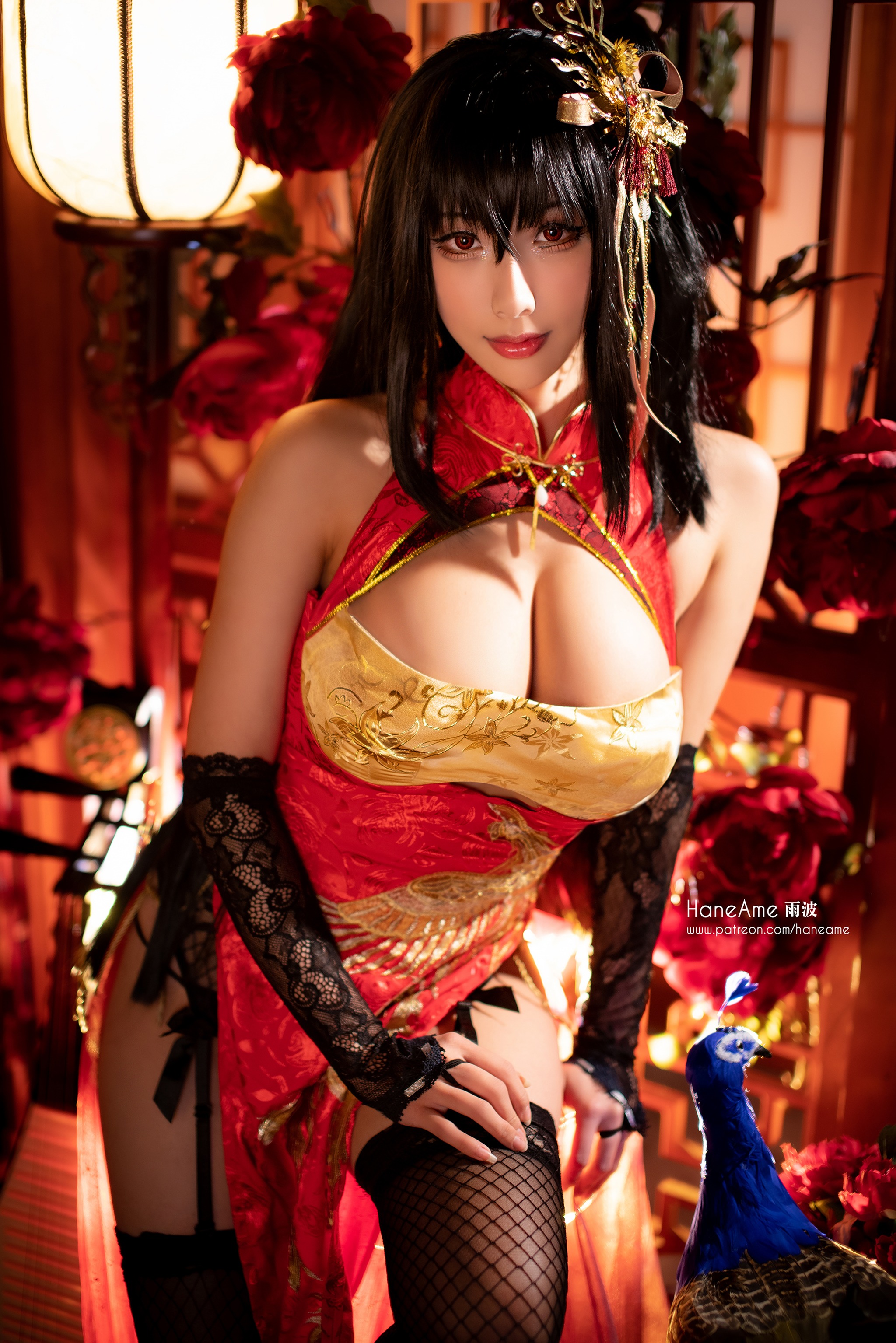 雨波_HaneAme – NO.105 大凤旗袍[29P]-XikXak